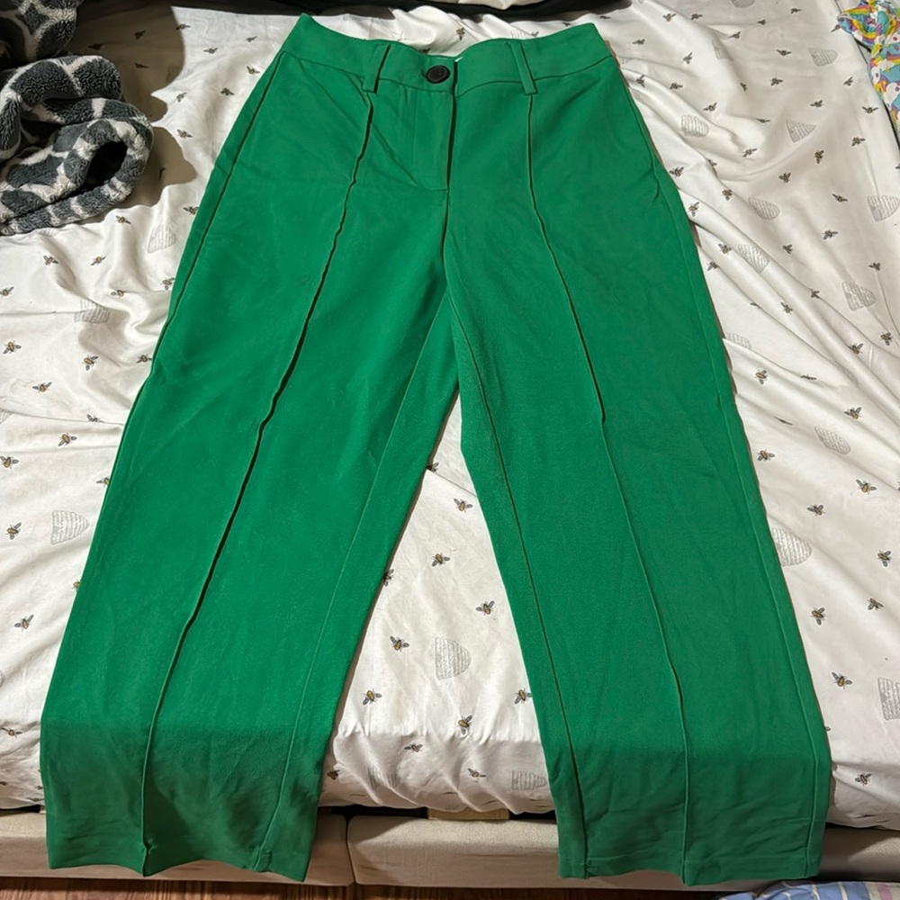 Green business pants! Bershka size 2